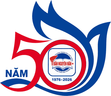 Logo kỷ niệm 50 năm Trường THPT Trần Nguyên Hãn 1976–2026